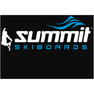 summit skiboards tshirt black logo closeup