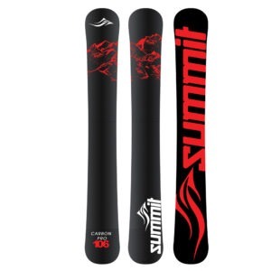 Summit Carbon Pro 106 cm Rocker Camber Skiboards 25-26
