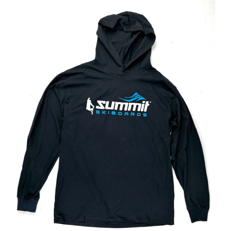 summit skiboards hooded logo T-shirt Long Sleeve