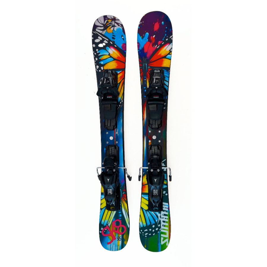90cm Yuki Skis & Marker 7.0 Bindings & TecnoPro Boots